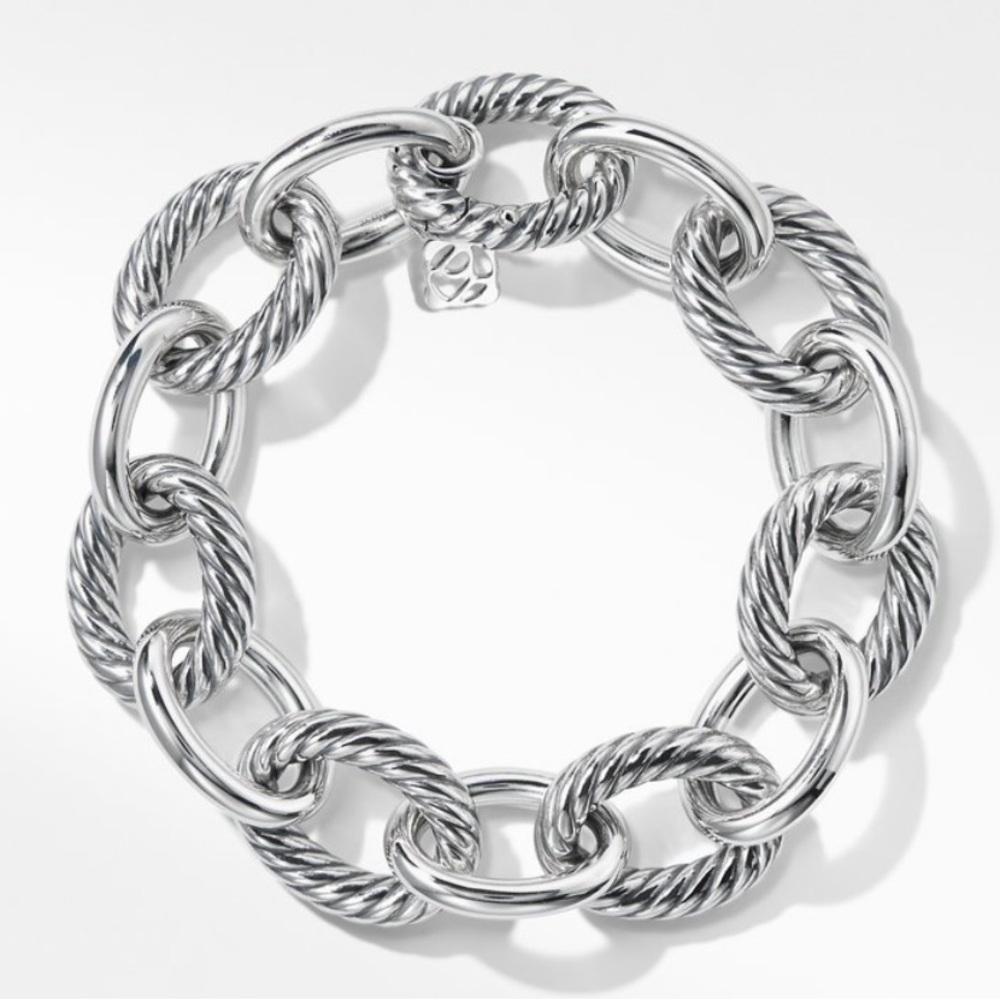 David Yurman Silver Chain Bracelet